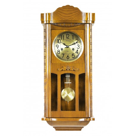 Oak Wood Mechanical Wall Clock