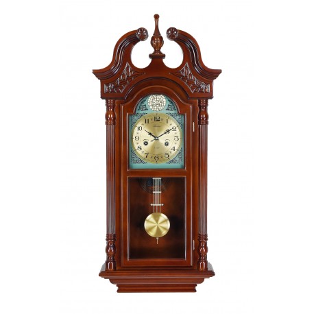 Mechanische Wanduhr aus Holz