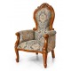 Fotel ludwikowski XXL Chesterfield welur