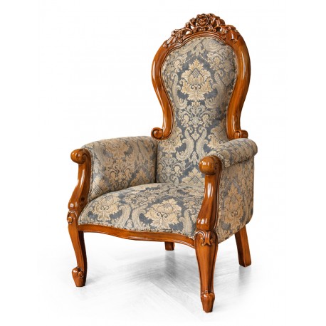 Armchair XXL louis Chesterfield velvet fabric