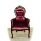 Fotel ludwikowski XXL Chesterfield welur
