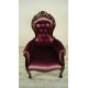 Fotel ludwikowski XXL Chesterfield welur
