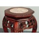 Plant stand with marble top