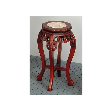 Plant stand with marble top