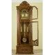 Corner grandfather clock longcase pendulum