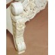 Weiss rokoko barok Bett 180x200 cm
