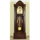 Narożny zegar stojący drewniany