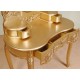 Zlatý toaletní stolek rokoko baroko
