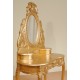 Zlatý toaletní stolek rokoko baroko