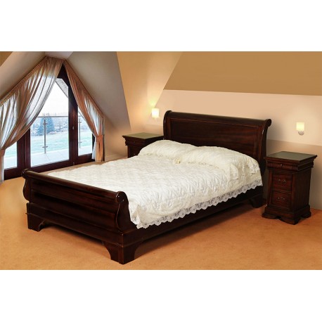 Łóżko sanie styl francuski 140x200 cm