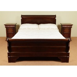 Sleigh bed french style 160x200 cm