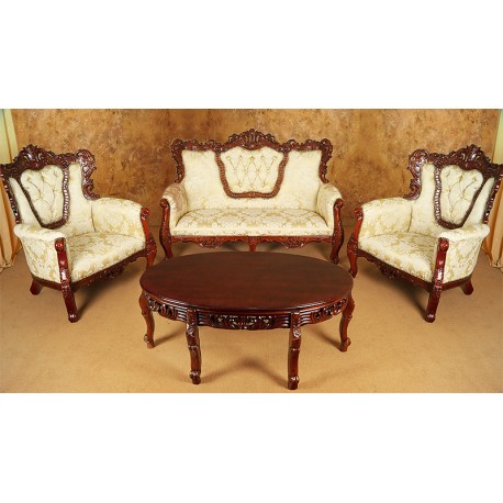 Sofa + 2 armchairs set baroque rococo