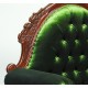 Sessel Thron Chesterfield Samt