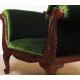 Sessel Thron Chesterfield Samt