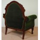 Sessel Thron Chesterfield Samt