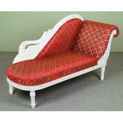 Schwan Chaiselongue Sofa weiss