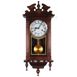 Wall clock with pendulum