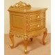 Gold rococo baroque bedside night stand