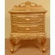 Rococo baroque bedside night stand