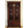English colonial glass cabinet