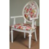 Dining chair louis white
