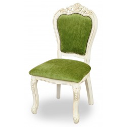 White dining chair baroque rococo