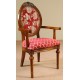 Dining chair with armrests louis