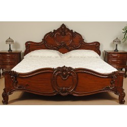 Rococo baroque bed 160x200 cm