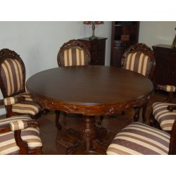 Dining table 120 cm round louis