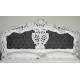 Białe łóżko rokoko barok 160x200 cm 78246