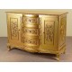 Gold rococo baroque commode sideboard 120 cm