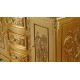 Złota komoda 120 cm szafka rokoko barok