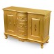 Gold rococo baroque commode sideboard 120 cm