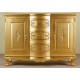 Gold rococo baroque commode sideboard 120 cm