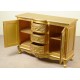 Gold rococo baroque commode sideboard 120 cm