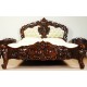 Rococo baroque bed 150x200 cm