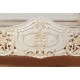 White Rococo Baroque Bed 120x200 cm