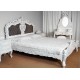 Кровати в стиле барокко рококо белая 120x200 см