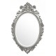 Silver mirror rococo baroque style