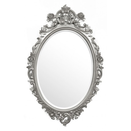Silver mirror rococo baroque style  LIVETIME.pl