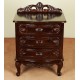 Rococo baroque bedside night stand commode