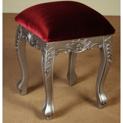 Silver stool louis style