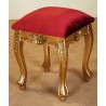 Gold stool louis style