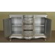 Silver rococo baroque commode sideboard 120 cm