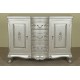 Silver rococo baroque commode sideboard 120 cm