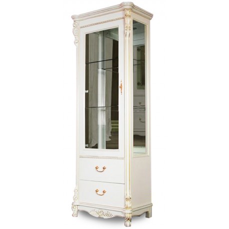 Chippendale glass cabinet