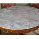 Dining table 107 cm with marble top louis