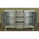 Silver rococo baroque commode sideboard 120 cm