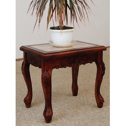 Plant stand with marble top