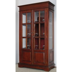 Colonial glass cabinet